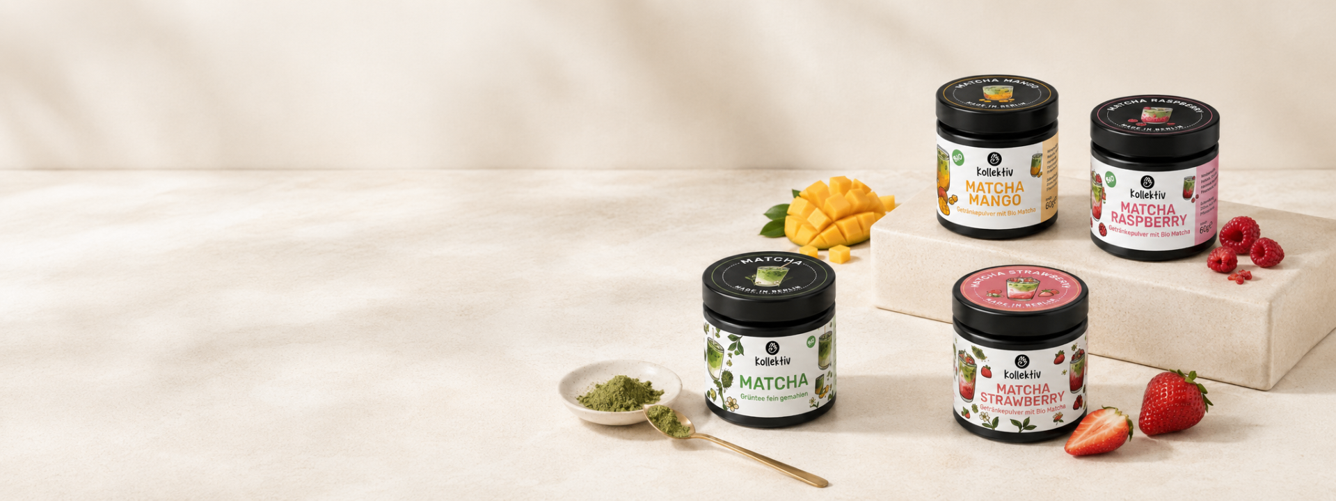 Kollektiv Matcha Produktreihe